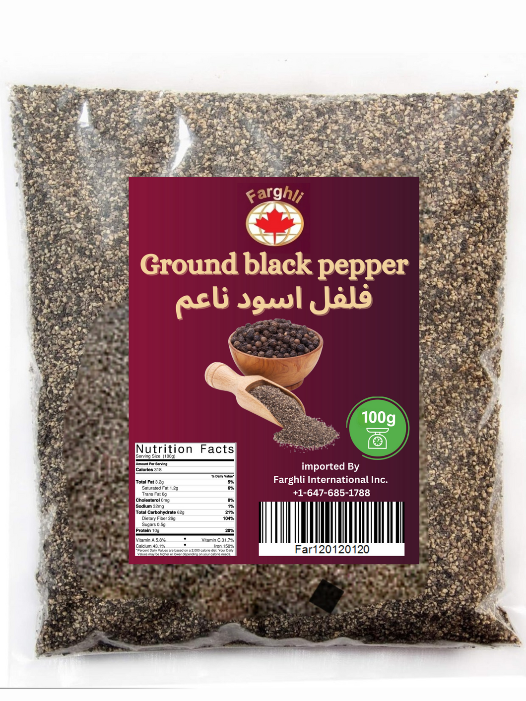 Grounded Black Pepper 100 g