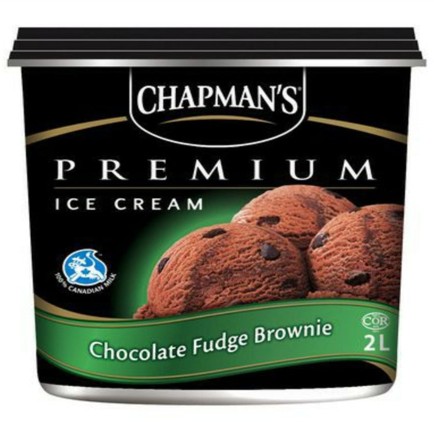 Chapman's Premium Chocolate Fudge Brownie Ice Cream 2L – Badrishop